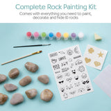 Creativity For Kids Hid & Seek Rock Painting Kit - Tadpole