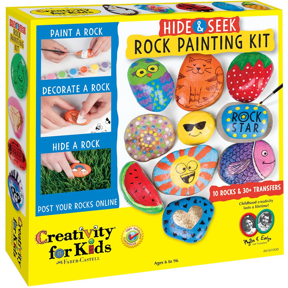 Creativity For Kids Hide & Seek Rock Painting Kit
