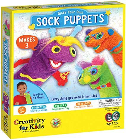 Creativity For Kids Make Your Own Sock Puppets - Tadpole