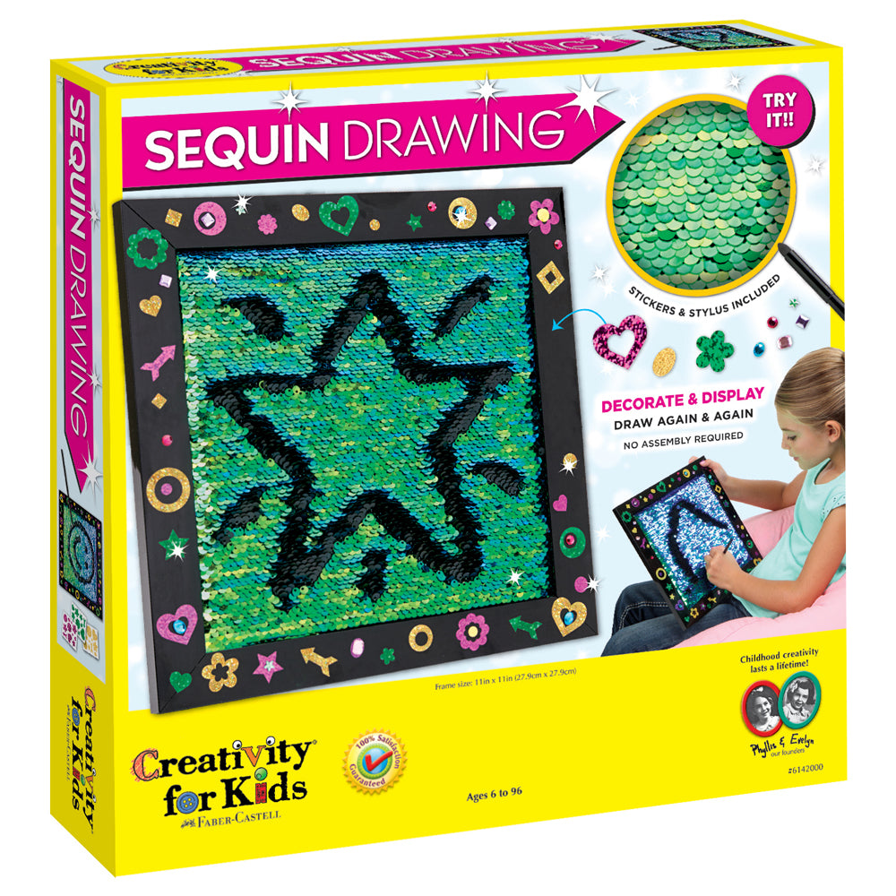 Creativity For Kids Sequin Drawing - Tadpole