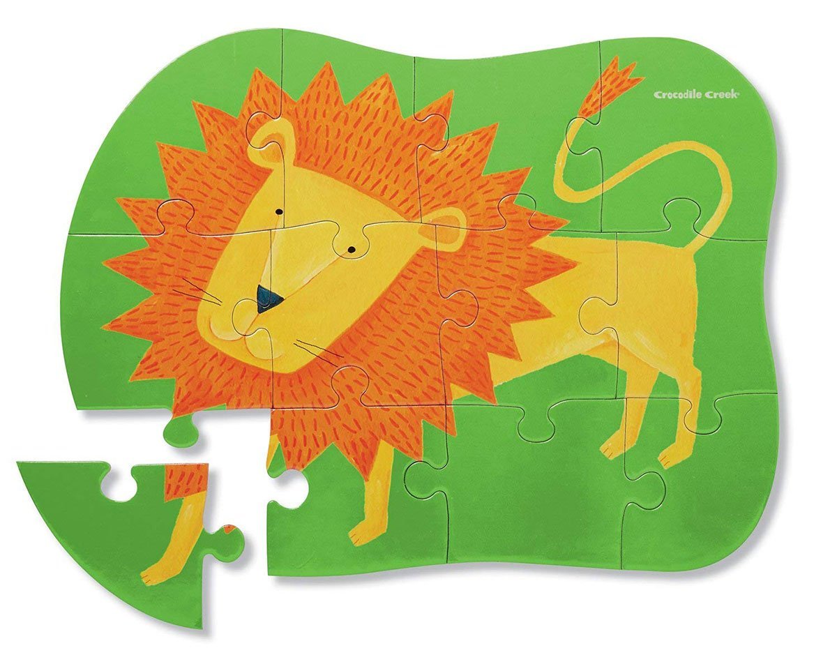 Crocodile Creek 12-Piece Puzzle Leo the Lion - Tadpole