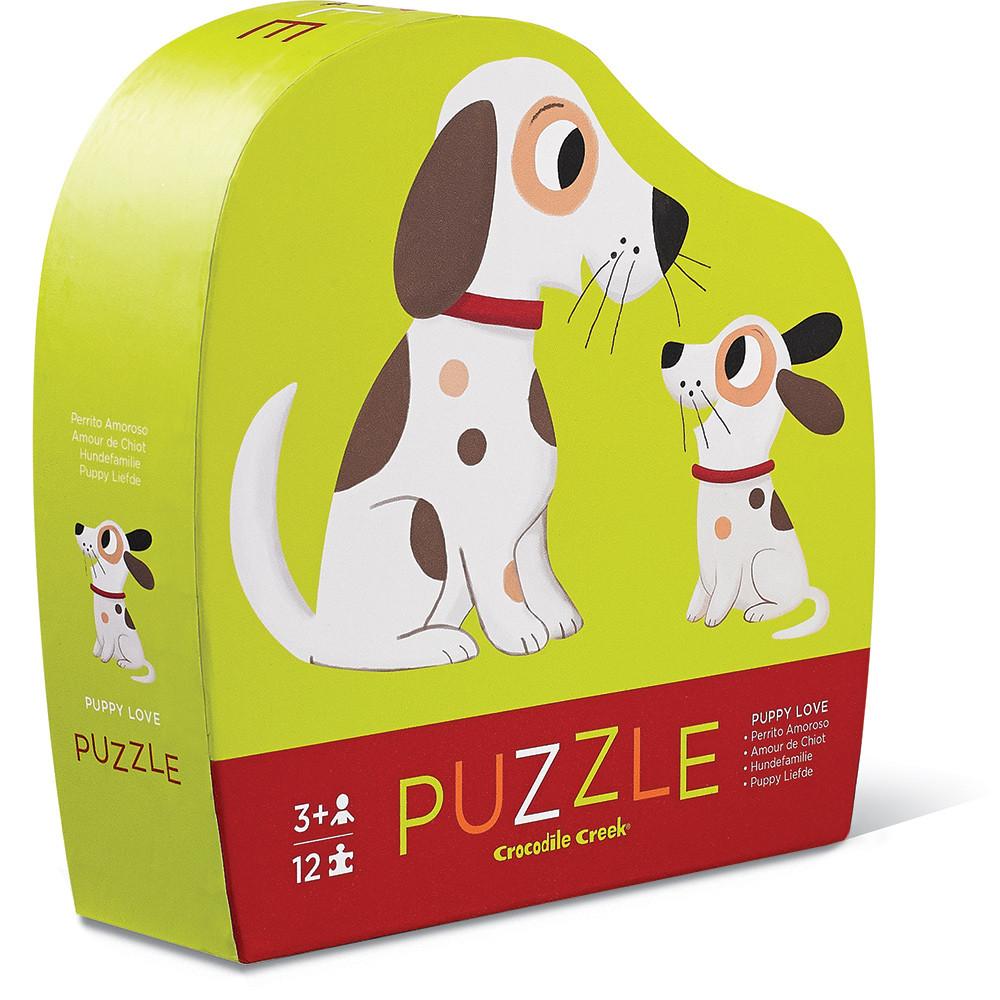 Crocodile Creek 12-Piece Puzzle Puppy Love - Tadpole