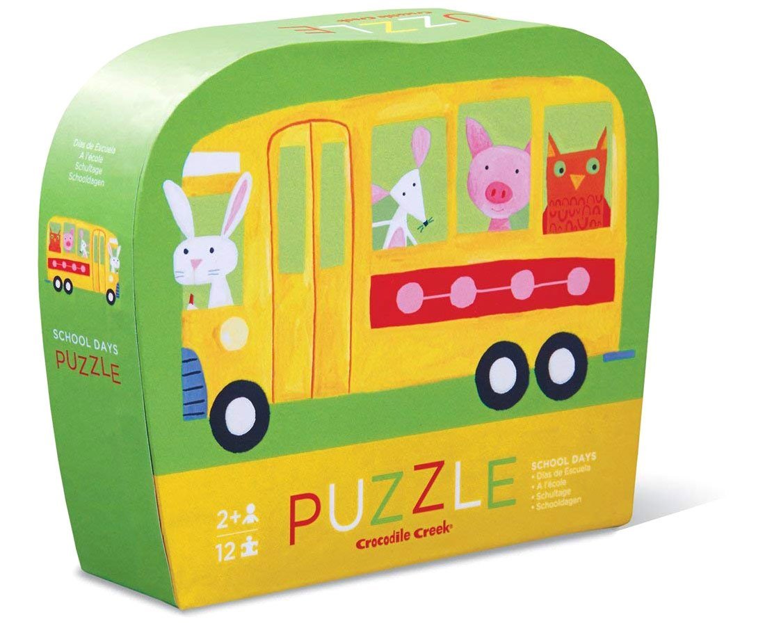 Crocodile Creek 12-Piece Puzzle School Days - Tadpole