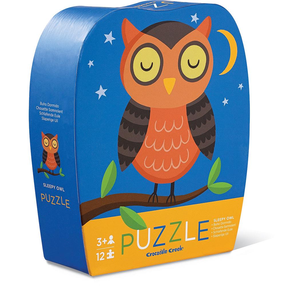 Crocodile Creek 12-Piece Puzzle Sleepy Owl