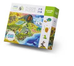 Crocodile Creek 24-Piece Early Learning Where Animals Live - Tadpole