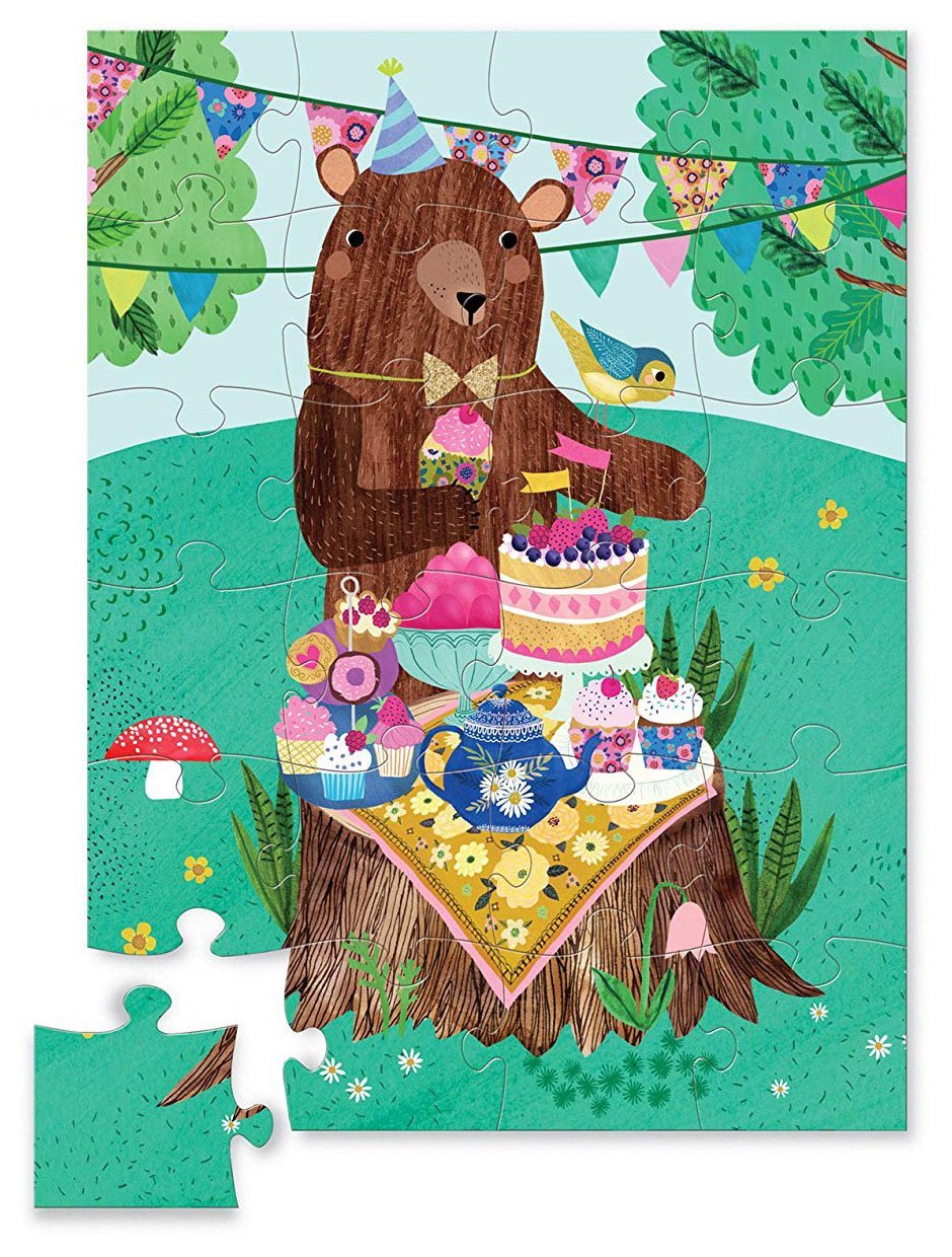 Crocodile Creek 24-Piece Puzzle Birthday Bear - Tadpole