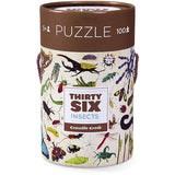 Crocodile Creek 36 Insects Puzzle (100 Pieces) - Tadpole