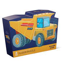 Crocodile Creek 36pc Floor Puzzle - Construction Zone - Tadpole