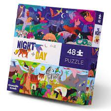 Crocodile Creek 48pc Opposites Night & Day - Tadpole