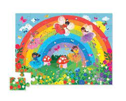 Crocodile Creek Classic Floor Puzzle Over the Rainbow - Tadpole