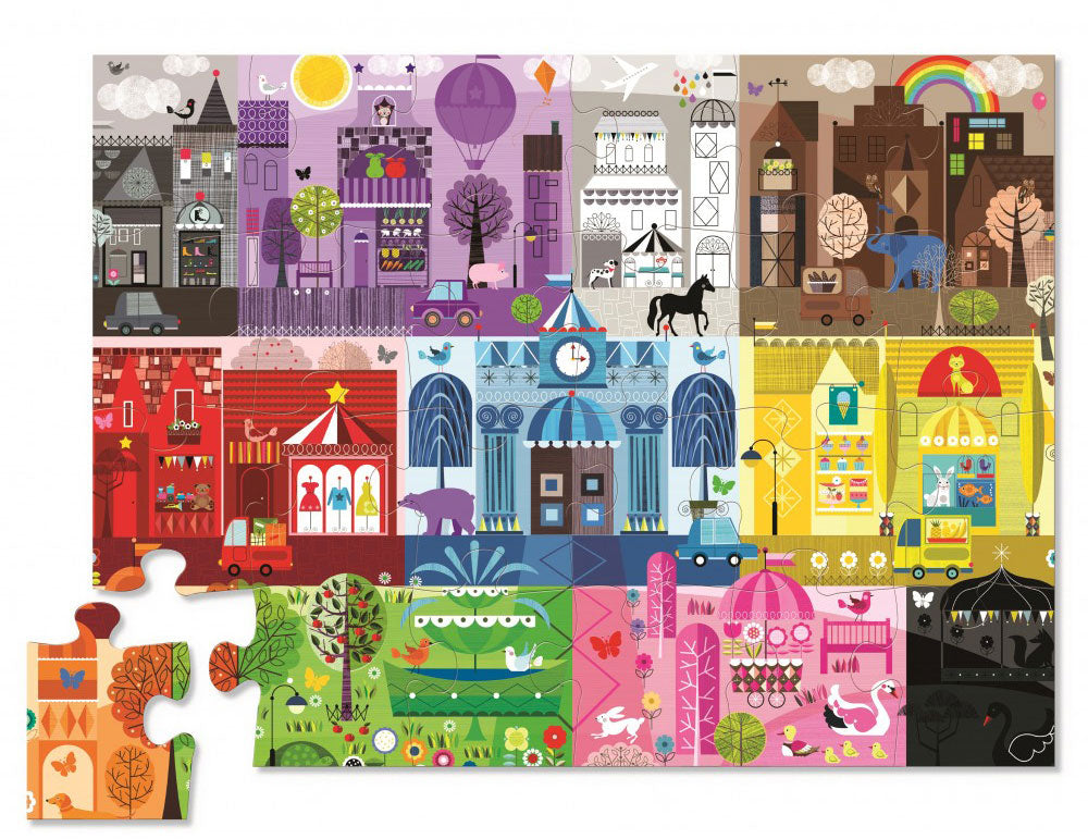 Early Learning Puzzle City - Tadpole