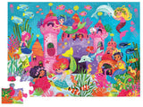 Crocodile Creek Shaped Puzzle Mermaid Palace - Tadpole
