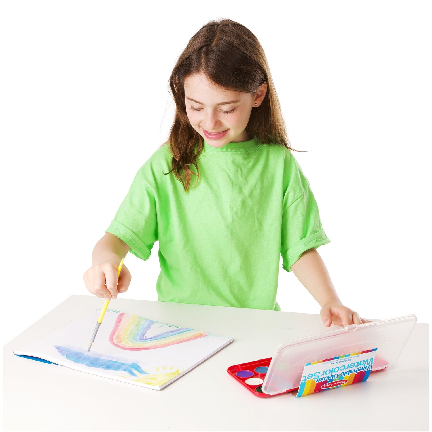 Deluxe Watercolor Paint Set (21 Colors) - Tadpole