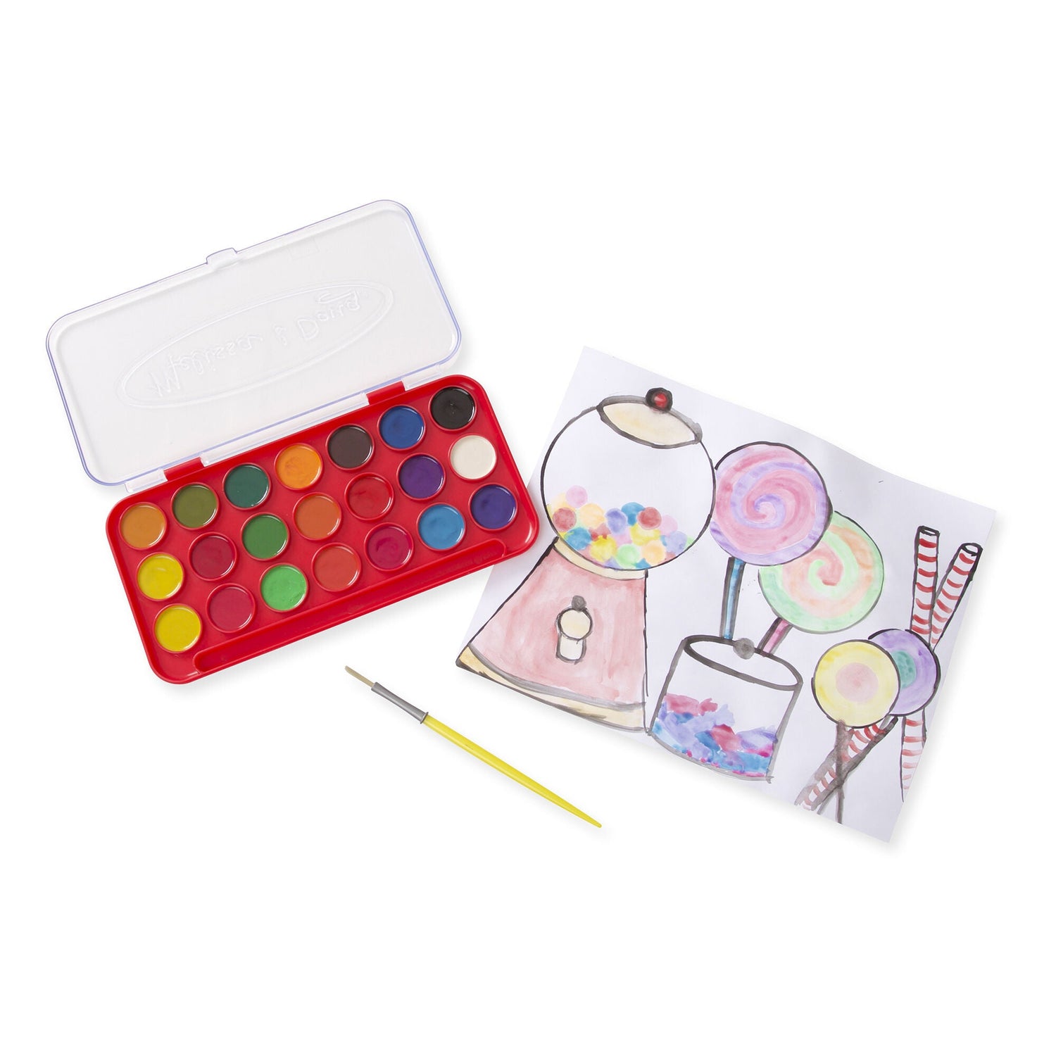 Deluxe Watercolor Paint Set (21 Colors) - Tadpole