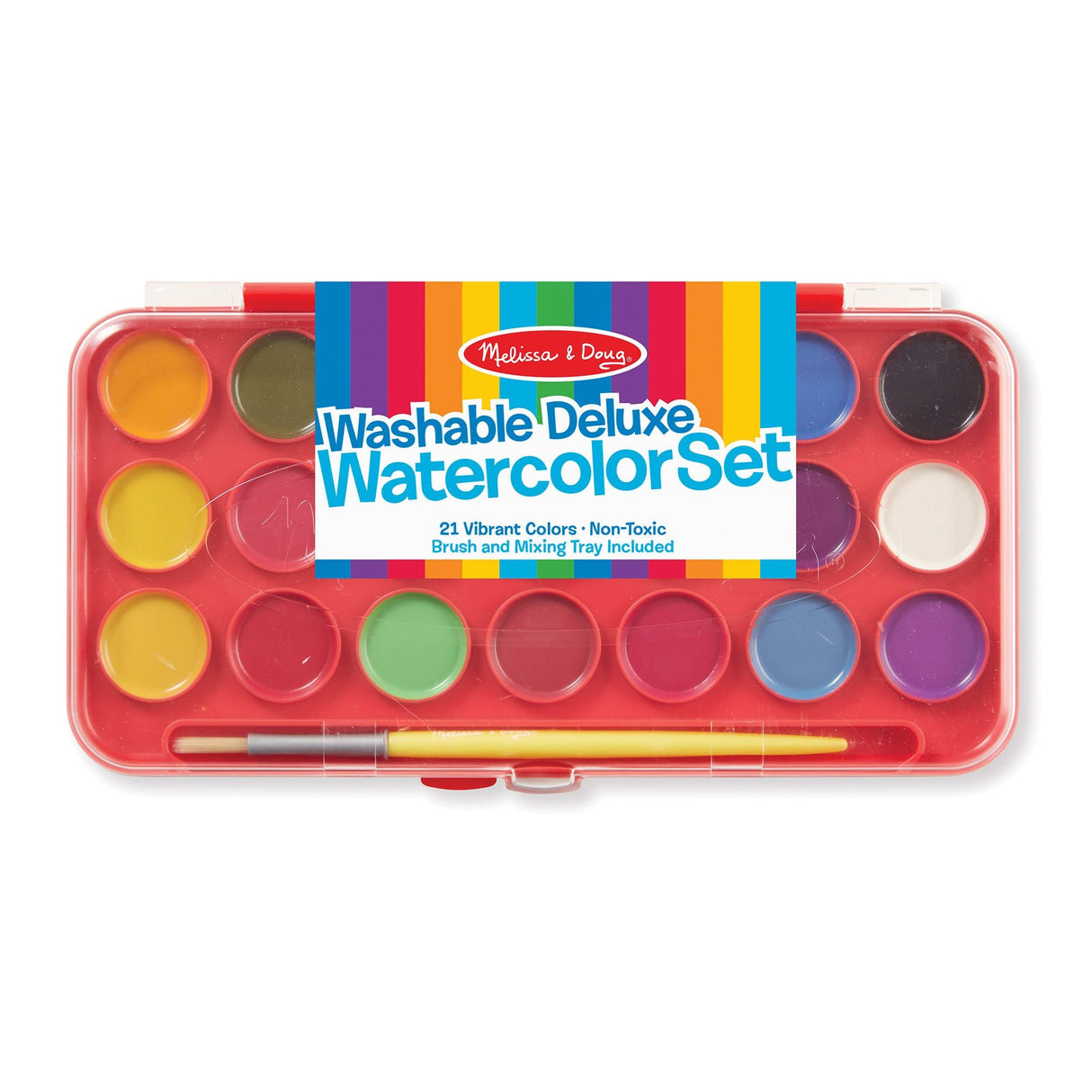 Deluxe Watercolor Paint Set (21 colors) - Tadpole