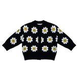 Disco Panda Happy Flower Cardigan - Tadpole