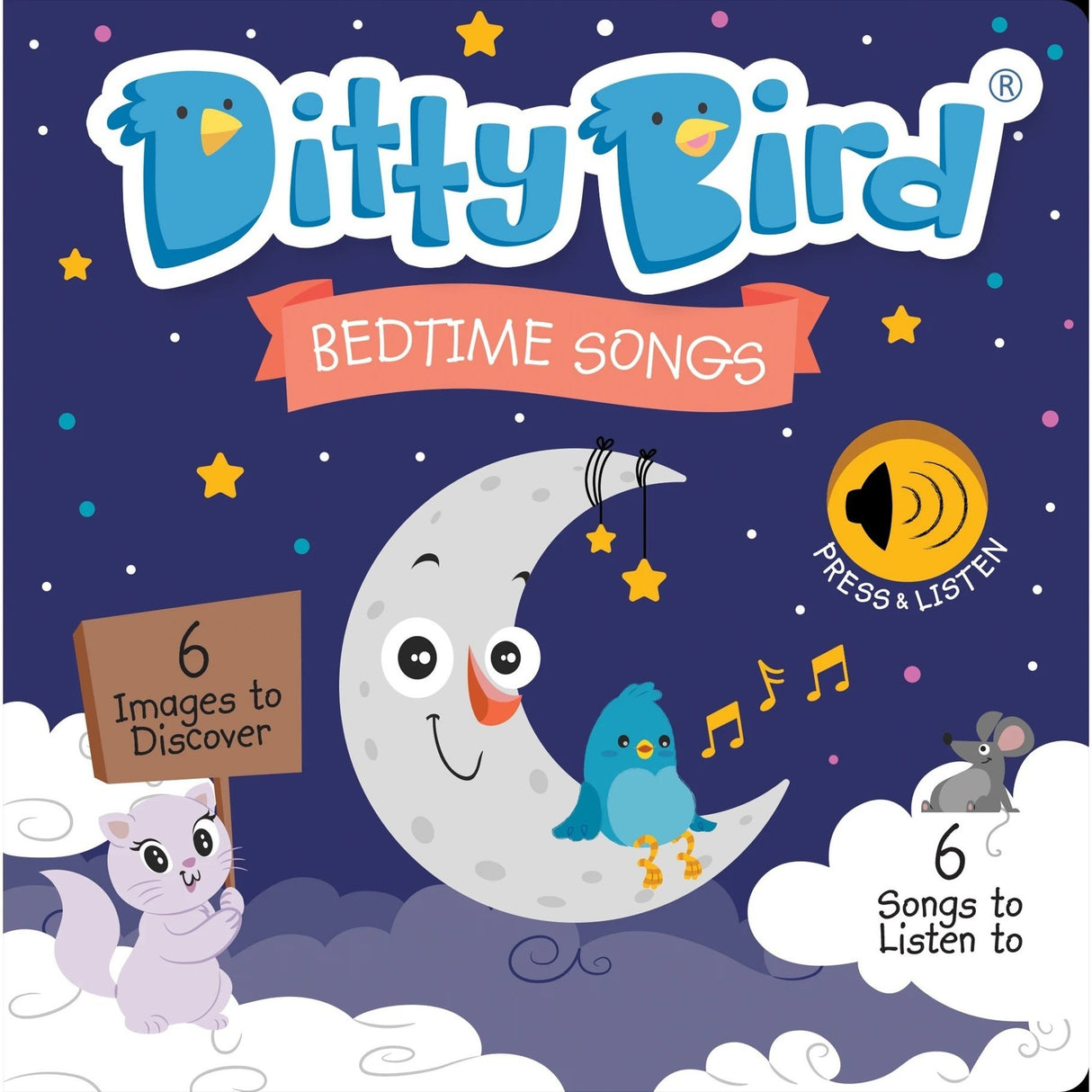 Ditty Bird Baby Sound Book: Bedtime Songs - Tadpole