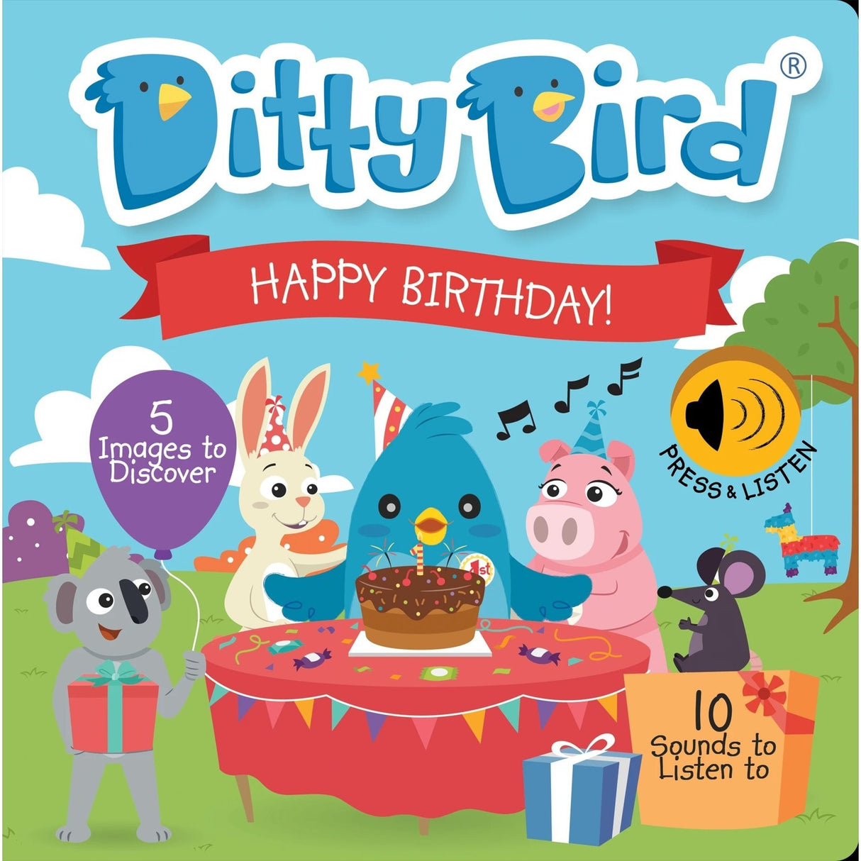 Ditty Bird Baby Sound Book: Happy Birthday - Tadpole