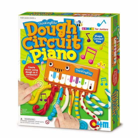Dough Circuit Piano DIY STEM Music Science Experiment - Tadpole