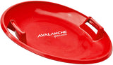 Downhill Saucer Snow Sled Includes Durable Handles (Black 25") - Tadpole