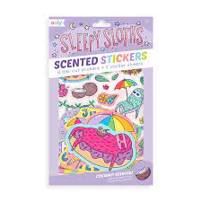 Ooly Scented Scratch Stickers: Sleepy Sloth