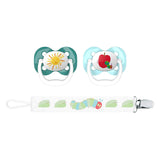 Dr. Brown's Eric Carle Pacifier & Clip Set - Tadpole