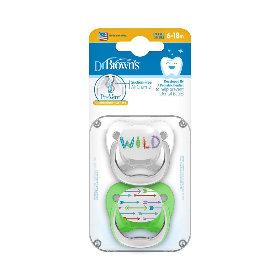 Dr. Brown’s™ PreVent™ Classic Pacifiers, 2 Count - Tadpole
