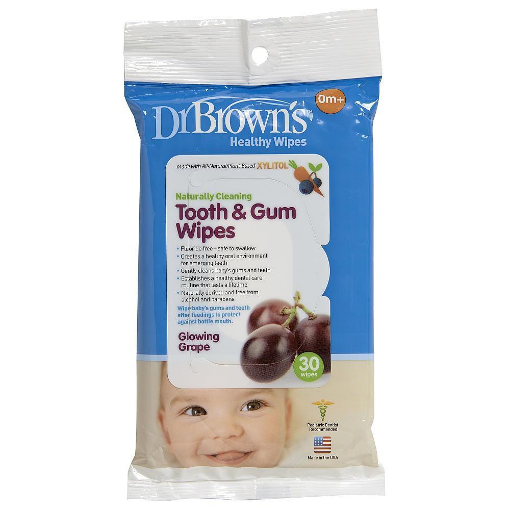 Dr. Brown's Tooth & Gum Wipes