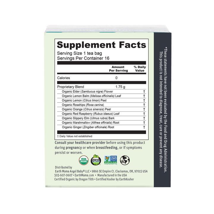 Earth Mama Organics Throat Smoothie Tea - Tadpole