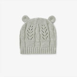 Elegant Baby Cable Leaf Hat - Tadpole