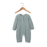 Elegant Baby Henley Jumpsuit - Tadpole