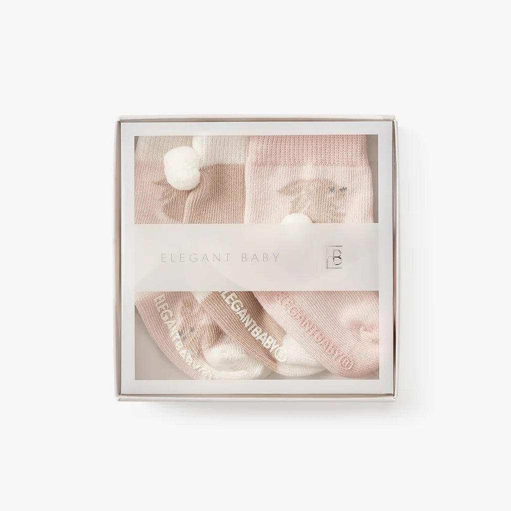 Elegant Baby Non Slip Baby Socks 3pk - Tadpole