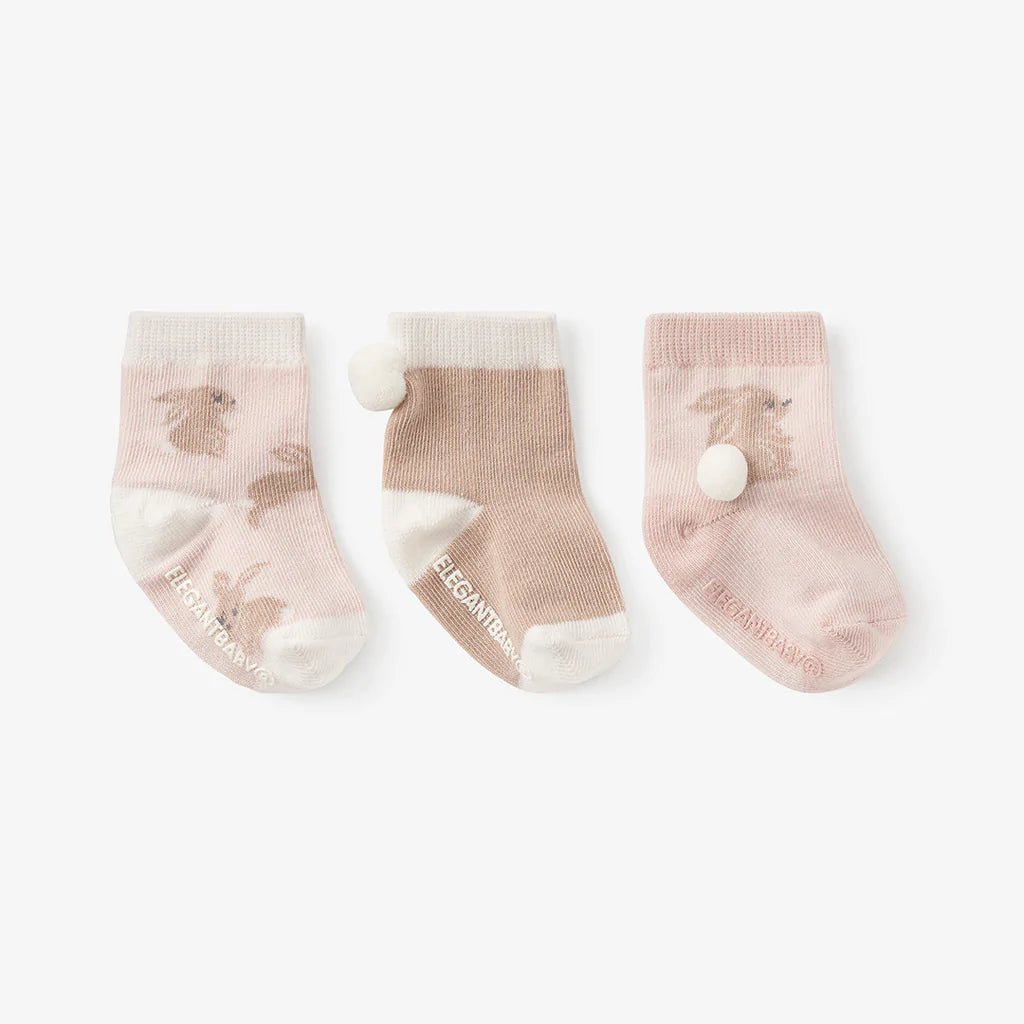 Elegant Baby Non Slip Baby Socks 3pk - Tadpole