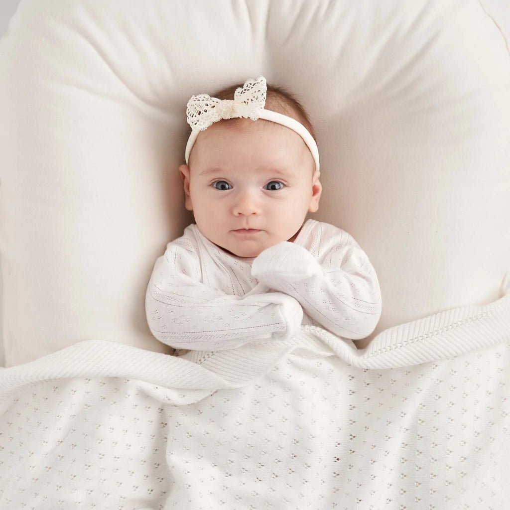 Elegant Baby Pointelle Layette Gift Set - Tadpole