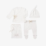 Elegant Baby Pointelle Layette Gift Set - Tadpole