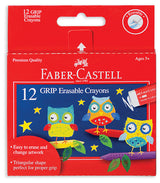 Faber Castell Grip Erasable Crayons - Tadpole