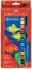 Faber-Castell Gel Sticks w/free paint brush - Tadpole