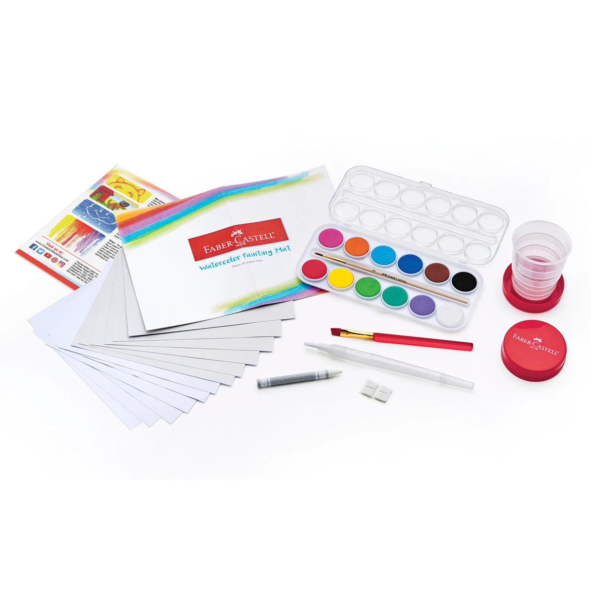 Faber-Castell Young Artist Learn To Watercolor Set - Tadpole