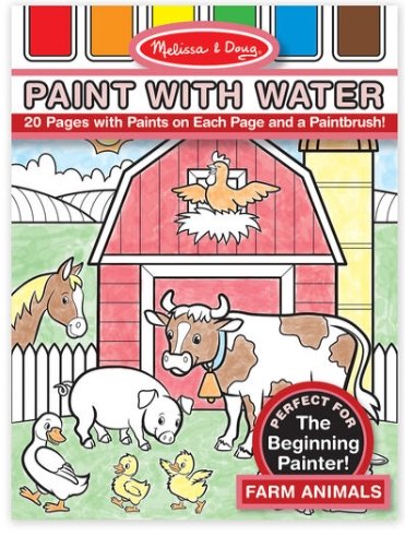 Farm Animals Paint with Water Kids' Art Pad - Tadpole