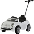 Fiat 500 Push Car, White - Tadpole