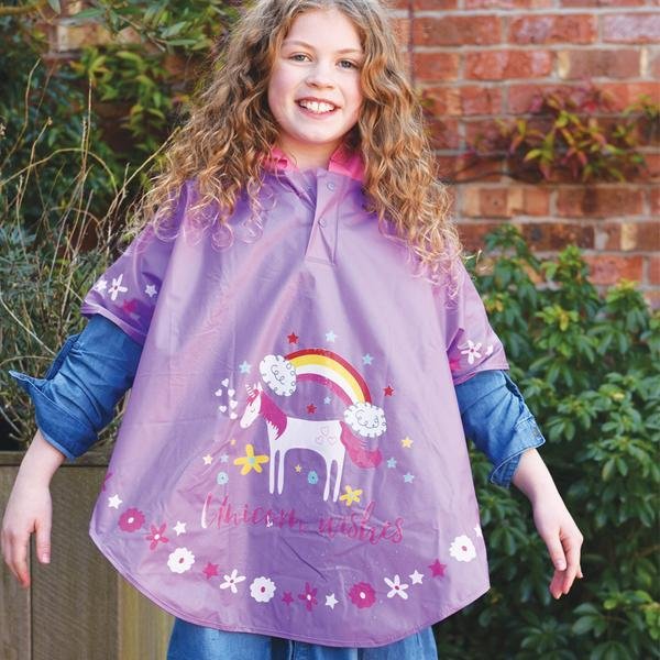 Floss & Rock Changing Color Poncho - Unicorn - Tadpole