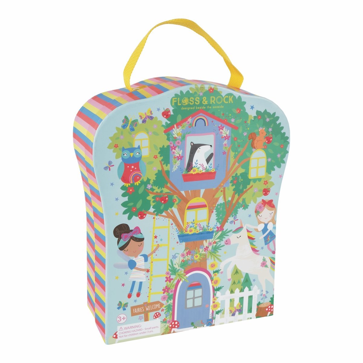 Floss & Rock Play Box with Wooden Pieces - Rainbow Fairy - Tadpole