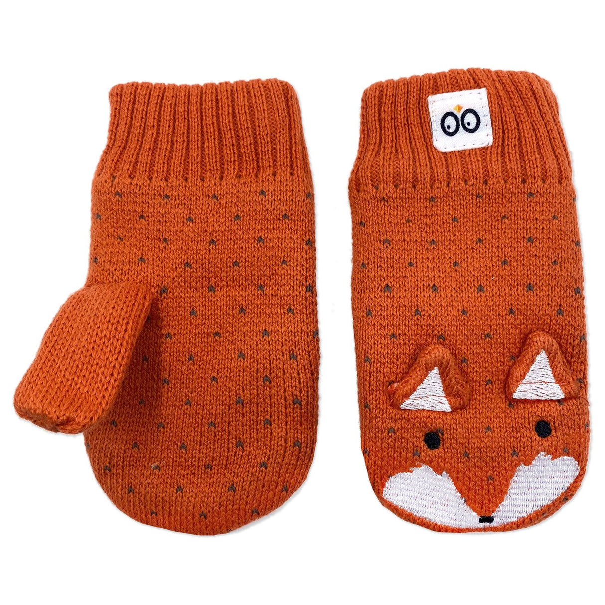Fox Baby Knit Mittens - Tadpole