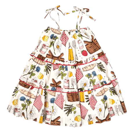 Girls Garden Dress - Parisian Picnic - Tadpole