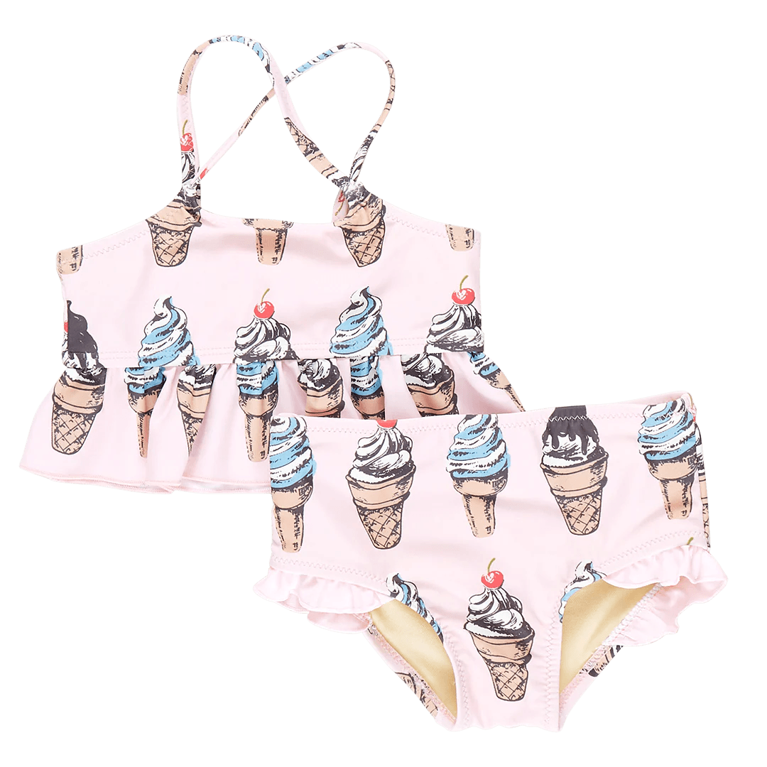 Girls Joy Tankini - Pink Soft Serve - Tadpole
