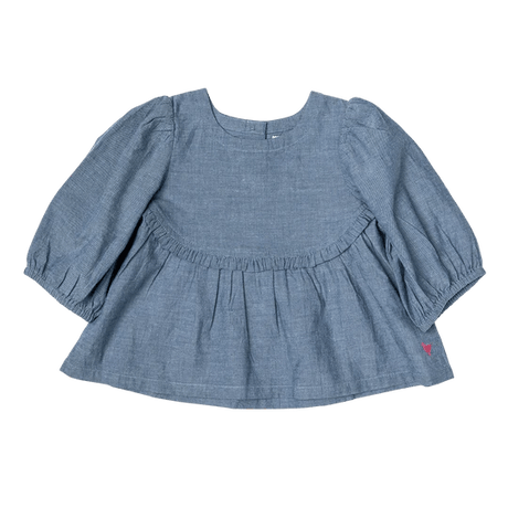 Girls Rowan Top - Chambray - Tadpole