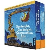 Goodnight, Goodnight, Construction Site and Steam Train, Dream Train BB Boxed Set - Tadpole