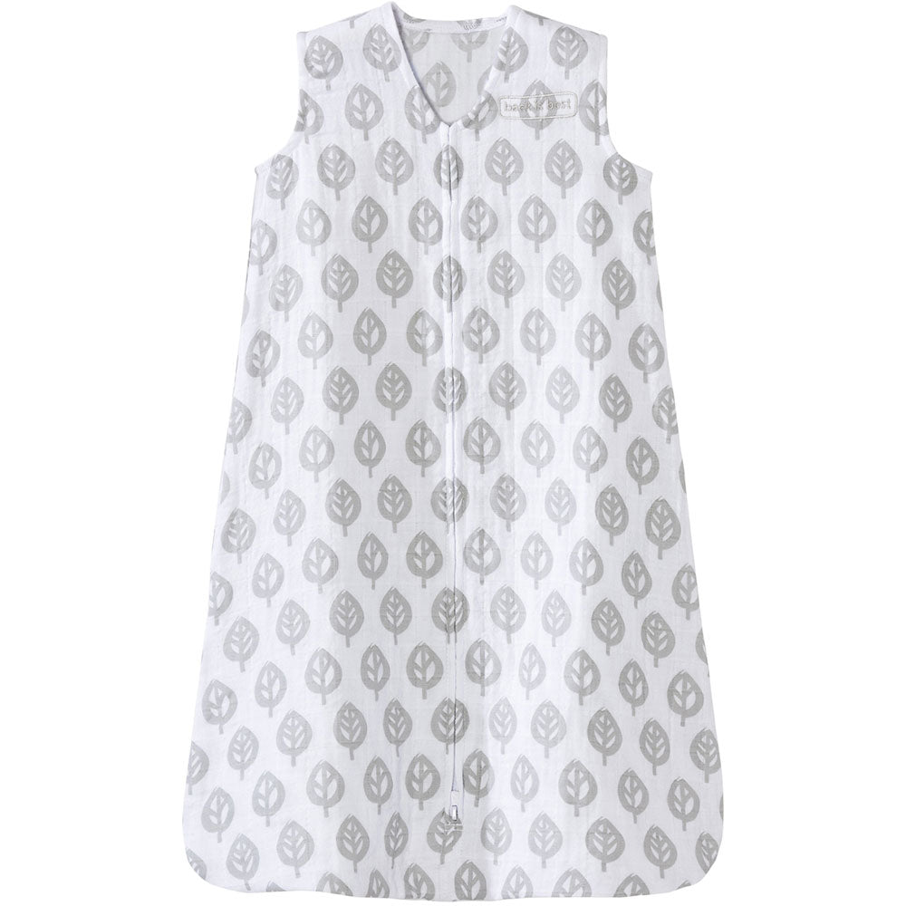 Halo SleepSack Muslin Wearable Blanket Grey Tree Leaf - Tadpole