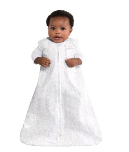 Halo SleepSack Wearable Cotton Blanket - Midnight Moons Pink - Tadpole
