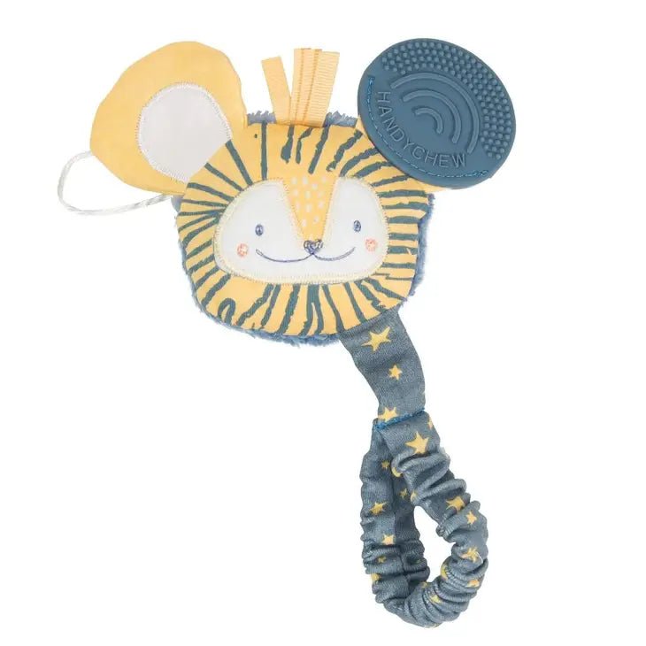 Handychew Sensory Baby teething ToyBertie The lion rattle - Tadpole